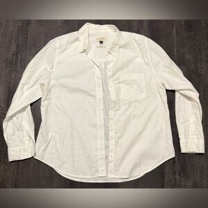 Universal Thread White Casual Button Down Shirt XL